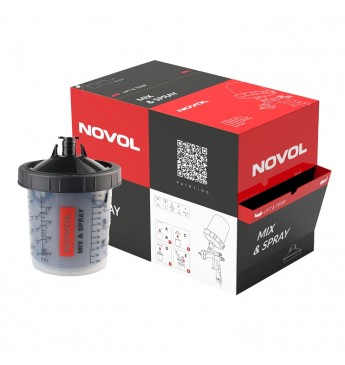 Novol Mix&spray UV Kit 600 ml, 125µ (50 pcs.)